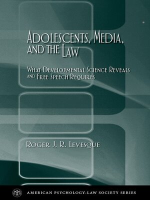 cover image of Adolescents, Media, and the Law